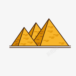 发光金字塔埃及金字塔矢量图高清图片