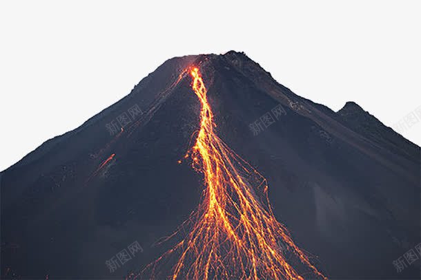 火山png免抠素材_新图网 https://ixintu.com 山 山脉 岩浆 活火山