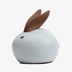 陶瓷兔子陶艺兔子茶宠高清图片