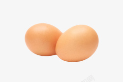 蓓蕾初开褐色鸡蛋两个带斑点的初生蛋实物高清图片