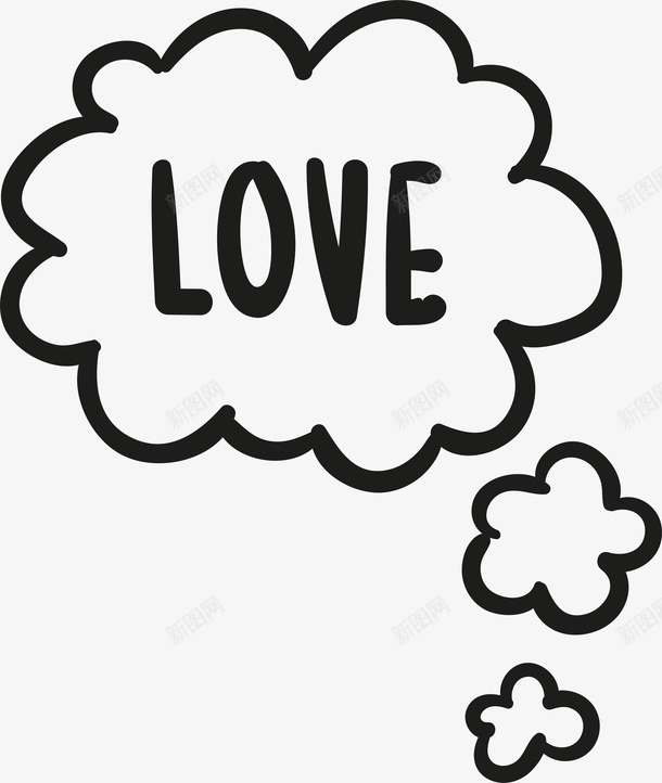 love字体矢量图图标ai_新图网 https://ixintu.com love love字体 love字体设计 字体设计 对话框 弹窗 爱心 爱心love 矢量图