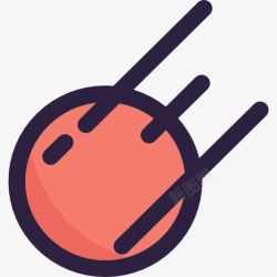 宇宙小行星小行星图标高清图片