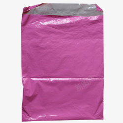 粉色快递塑料封口袋素材