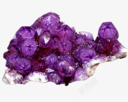 原始紫水晶素材