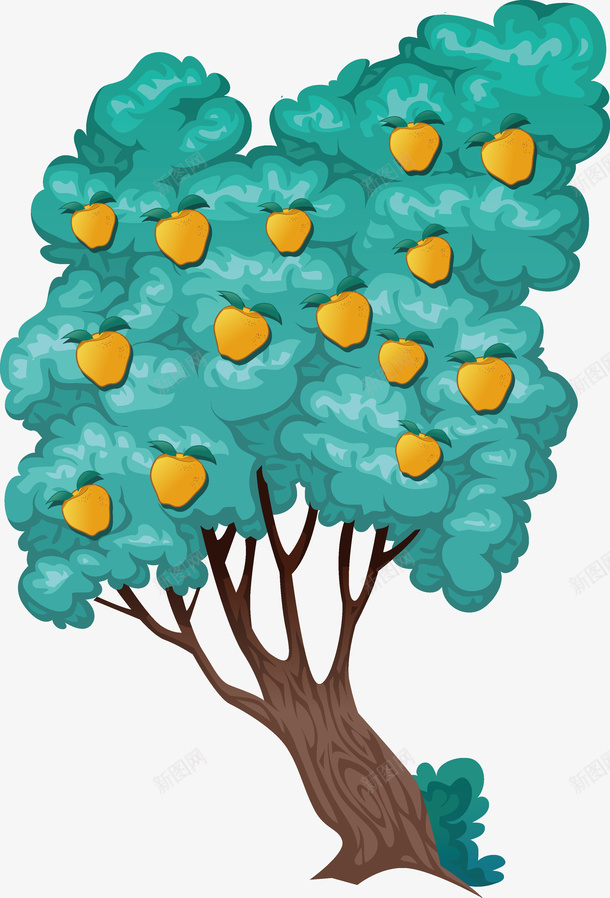 手绘森林植物老梨树矢量图ai免抠素材_新图网 https://ixintu.com 乌龟 动植物 大树 手绘 松鼠 果实 果树 森林植物老梨树 狐狸 蘑菇 矢量图