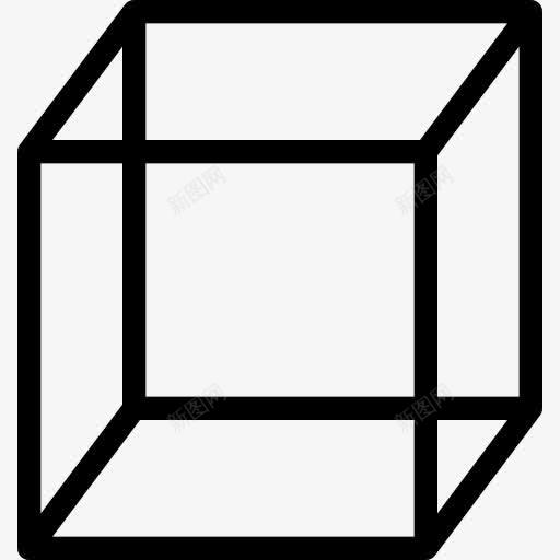 立方体图标png_新图网 https://ixintu.com 图形工具 平面设计 建模 立方体 编辑工具