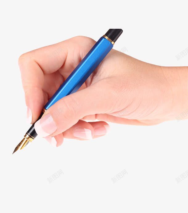 拿着钢笔写字的手png免抠素材_新图网 https://ixintu.com 写字的手 手 手指 手掌