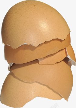 实拍蛋壳叠加的鸡蛋蛋壳高清图片