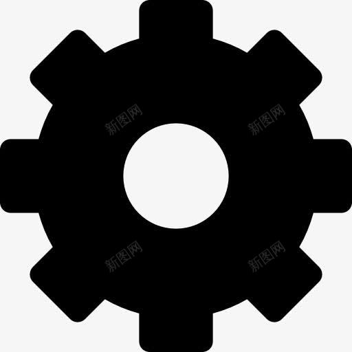 配置轮图标png_新图网 https://ixintu.com 剪影 设置 选项 配置 齿轮