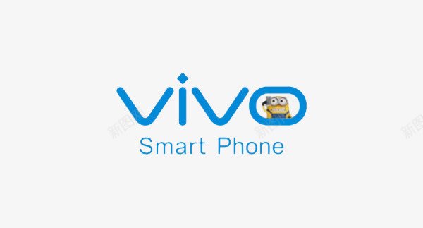 smart图标png_新图网 https://ixintu.com VIVO标志 phone vivo 图标 小黄人 手机 标志 蓝色