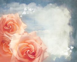 浪漫怀旧花卉背景图片玫瑰鲜花背景高清图片