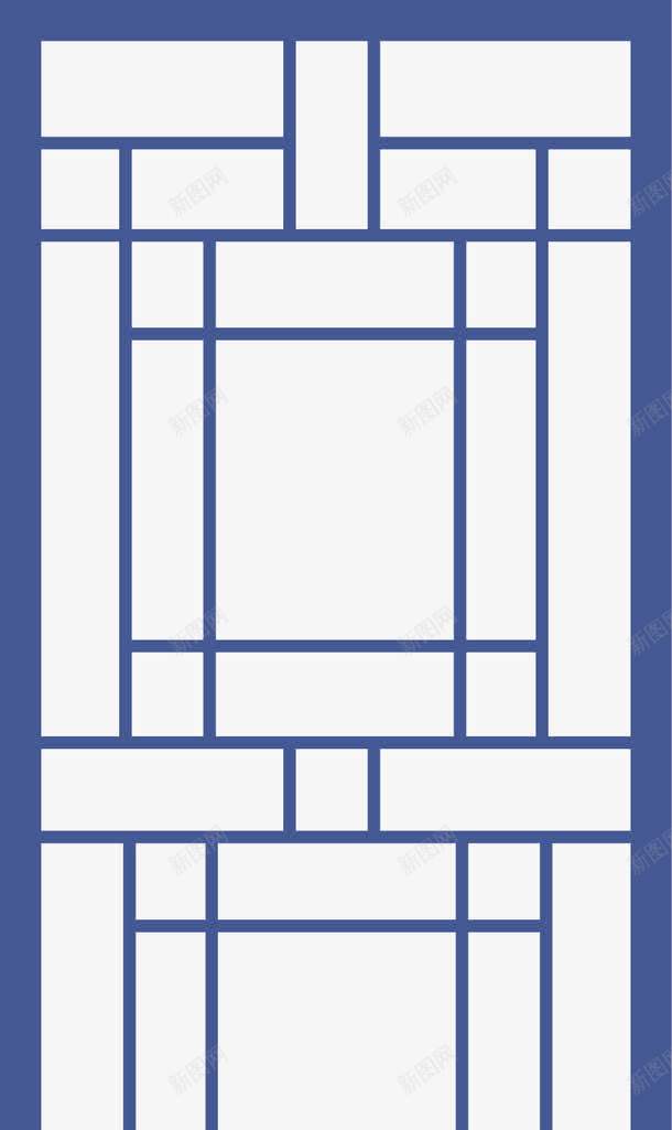 传统窗格花纹png免抠素材_新图网 https://ixintu.com 中国风 传统窗格花纹 古典门窗 复古门窗