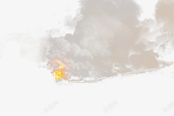白色爆炸烟雾png免抠素材_新图网 https://ixintu.com 喷发 烟雾 爆炸 白色
