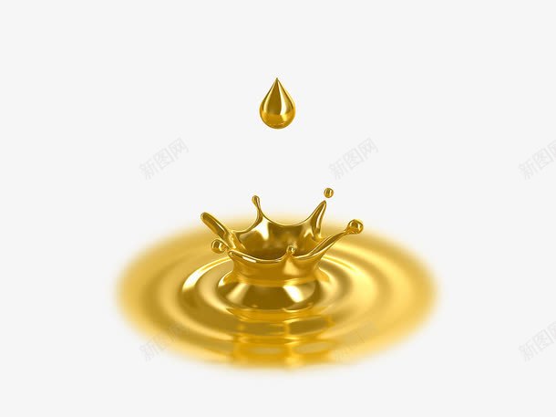 花生油png免抠素材_新图网 https://ixintu.com 机油 流动油 金色液体 黄金油 黄金调和油