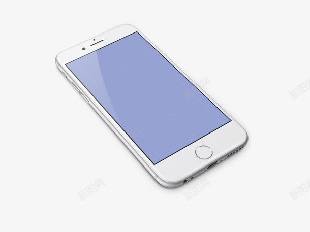 iphone6银白色png免抠素材_新图网 https://ixintu.com 银白色iphone6手机模型