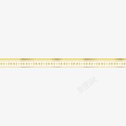 装饰边线金丝带高清图片