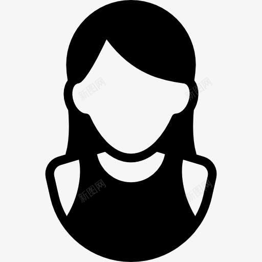 长头发的女孩图标png_新图网 https://ixintu.com 人简介 头像简介 女性用户 用户 用户的头像