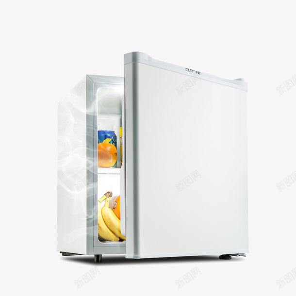 白色迷你小型家电png免抠素材_新图网 https://ixintu.com 冰箱 单开门冰箱 小冰箱 小电器 电冰箱 电器 白色