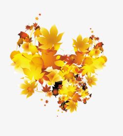 秋天打折树叶高清图片