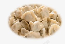 东北饺子设计中餐精致营养丰富汤饺高清图片