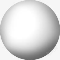 白色透光圆柱圆球素材
