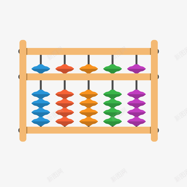 黄蓝紫绿色卡通算盘矢量图ai免抠素材_新图网 https://ixintu.com 卡通 卡通算盘 日常 算盘 紫色 绿色 蓝色 黄色 矢量图
