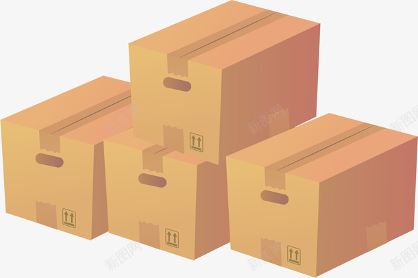 堆在一起的快递盒子矢量图ai免抠素材_新图网 https://ixintu.com 堆在一起 堆起来的盒子 快递 快递盒子 电商快递 矢量png 矢量图