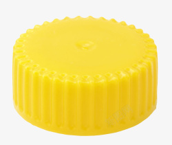 黄色塑胶场地黄色圆形瓶盖塑胶制品实物高清图片