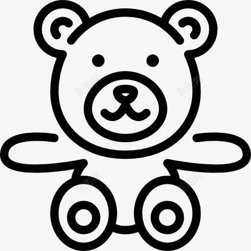 泰迪熊图标png_新图网 https://ixintu.com 动物 孩子 孩子和婴儿 木偶 熊 玩具熊 童年 蓬松