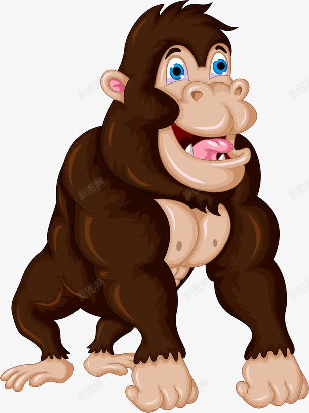 大猩猩png免抠素材_新图网 https://ixintu.com monkey 动物 动物园 卡通 小动物 猴子