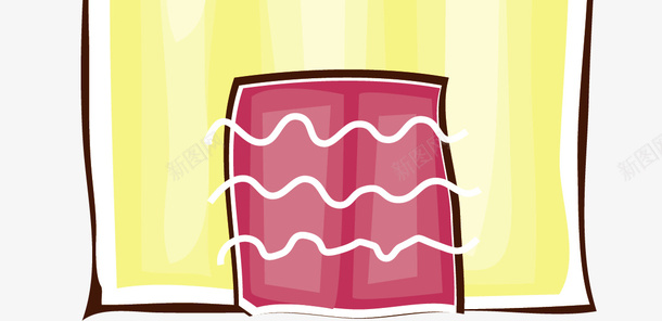 手绘卡通楼房插画矢量图ai免抠素材_新图网 https://ixintu.com 儿童画 卡通 小房子 居民区剪影 手绘 插画 楼房 矢量图 童话小屋 红房子