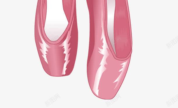 芭蕾舞鞋png免抠素材_新图网 https://ixintu.com 儿童教育 教育教学 暑期班 粉红色 芭蕾舞 鞋子PNG