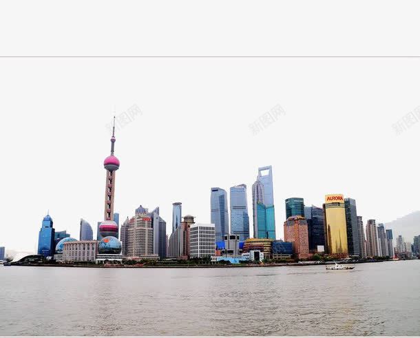 平静上海外滩png免抠素材_新图网 https://ixintu.com 上海 上海外滩 东方明珠 旅游