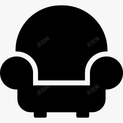 单人沙发图标png_新图网 https://ixintu.com 家具 座位 建筑 放松 椅子