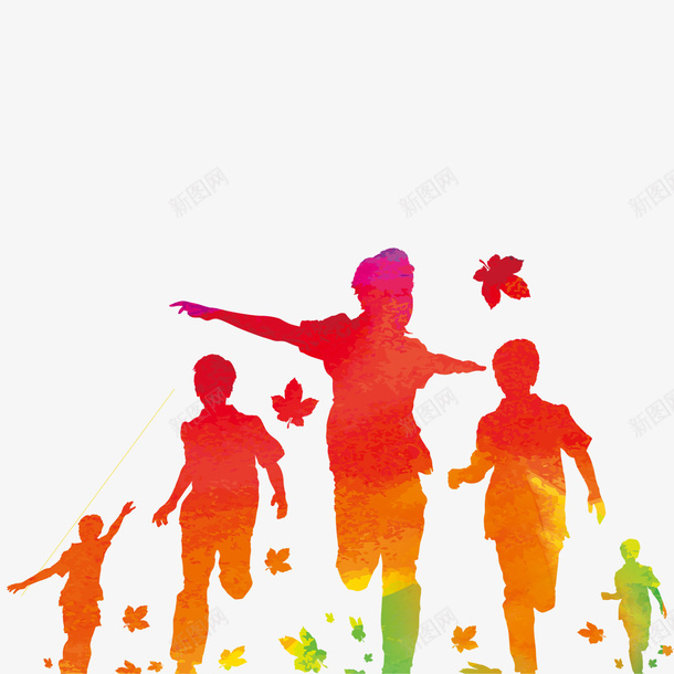 生命在于运动psd免抠素材_新图网 https://ixintu.com 奔跑 平面 年轻 彩色 树叶 活力 运动 锻炼