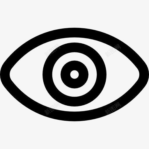 大眼睛图标png_新图网 https://ixintu.com 光 医学 看 眼球 眼睛 眼睛图标