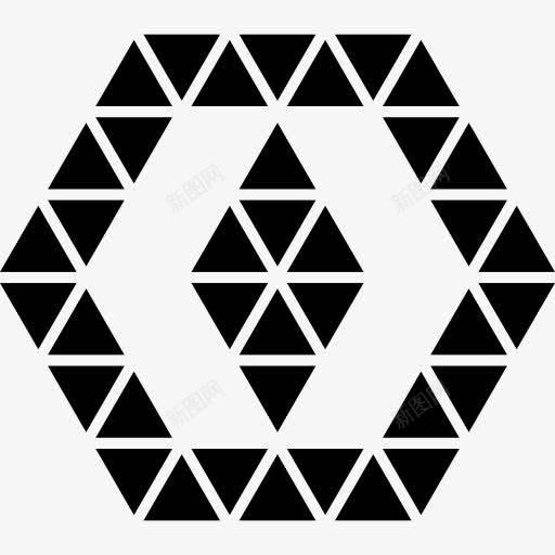 多边形装饰小三角形图标png_新图网 https://ixintu.com 三角形 六角形 六边形 多边形 形状 点缀 装饰