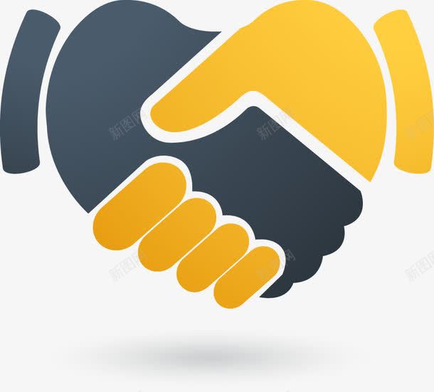 两人合作握手图标png_新图网 https://ixintu.com 两人握手 合作 商务图标 图标 成功合作 握手图标