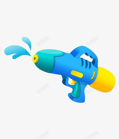 一个蓝黄色小型喷水枪png免抠素材_新图网 https://ixintu.com 一个蓝黄色小型喷水枪 喷水 喷水枪 小型 小型喷水枪 蓝黄色