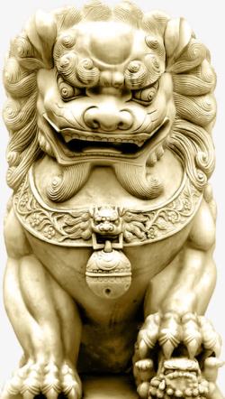 威武狮子雕塑狮子高清图片