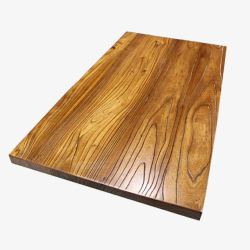 实木桌面收纳盒老榆木家具实木面板高清图片