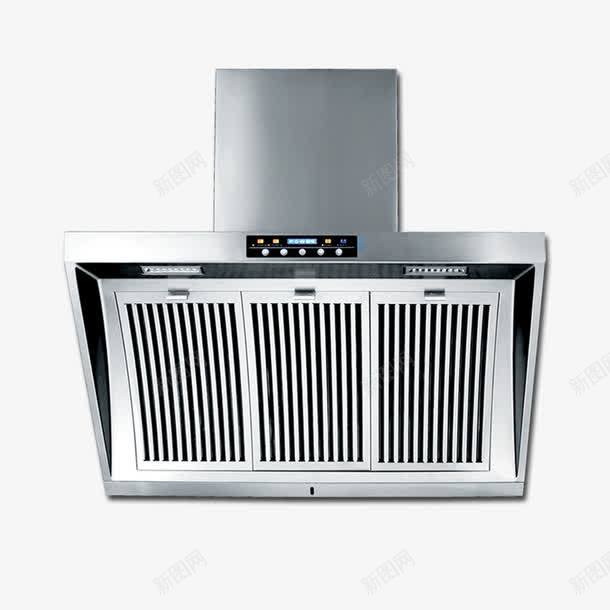 抽油烟机png免抠素材_新图网 https://ixintu.com 产品实物 厨房用品 灰色 电器