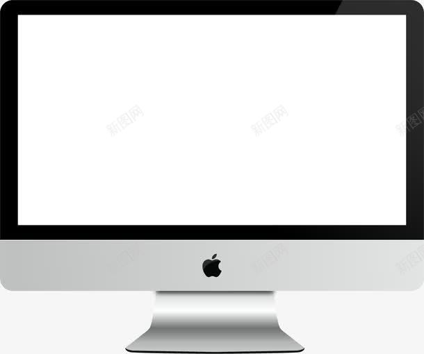 白色imacpng免抠素材_新图网 https://ixintu.com apple 一体机 白色 苹果台式机 苹果电脑