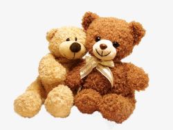 可爱娃娃造型两只小熊高清图片