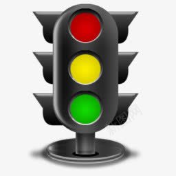 红绿灯卡通交通信号灯图标图标