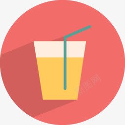 奶茶店LOGO图标png_新图网 https://ixintu.com 饮料饮品吸管橙汁
