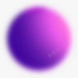 紫色模糊球体素材