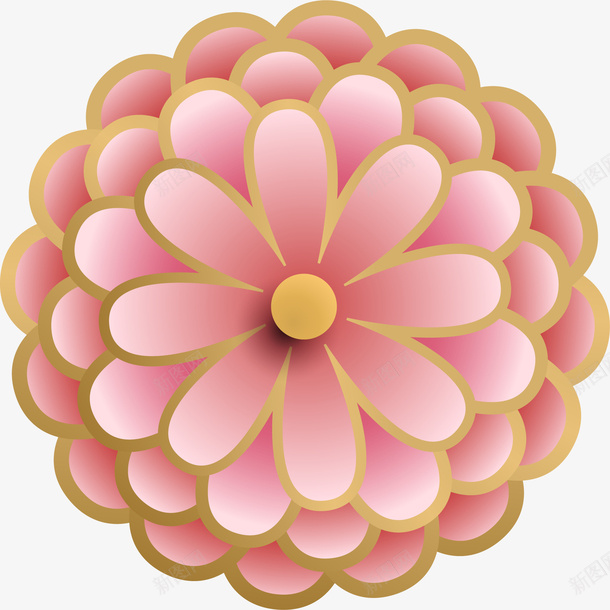 粉色微立体可爱花朵png免抠素材_新图网 https://ixintu.com 3D立体 可爱 微立体 新式雕花 矢量图案 粉色 花朵