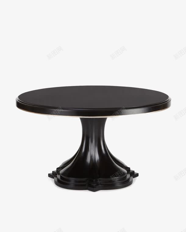 黑色圆桌圆形桌子png免抠素材_新图网 https://ixintu.com 圆形 圆桌 桌子 桌子平面图 黑色