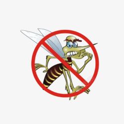 控制疾病卡通禁止蚊子疾病预防控制宣传图图标高清图片